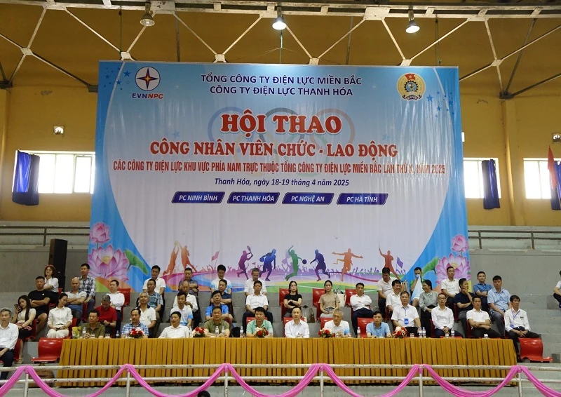 Hội thao công nhân, viên chức, lao động lần thứ 10 các công ty điện lực cụm phía Nam thuộc EVNNPC