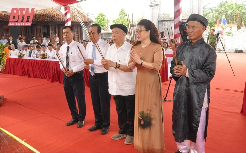 Khai mạc Lễ hội Đền thờ Lê Văn Hưu