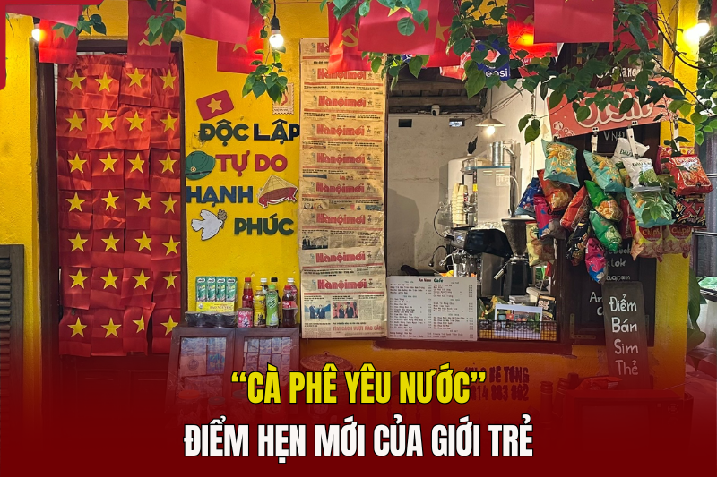 “Cà phê yêu nước - Điểm hẹn mới của giới trẻ