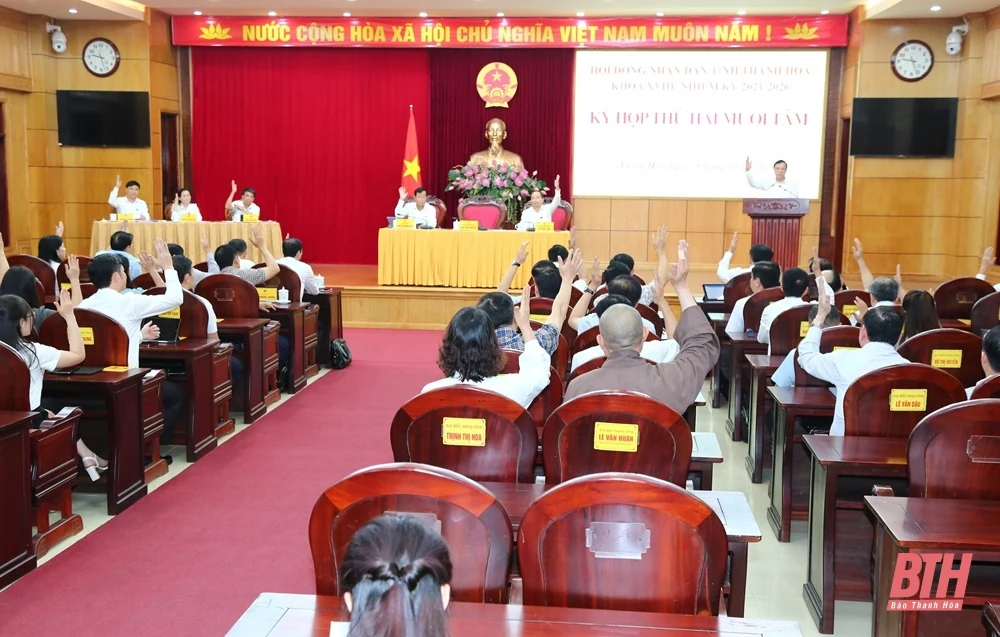 Kỳ họp thứ 28, HĐND tỉnh khóa XVIII thông qua Nghị quyết về sắp xếp các đơn vị hành chính cấp xã trên địa bàn tỉnh