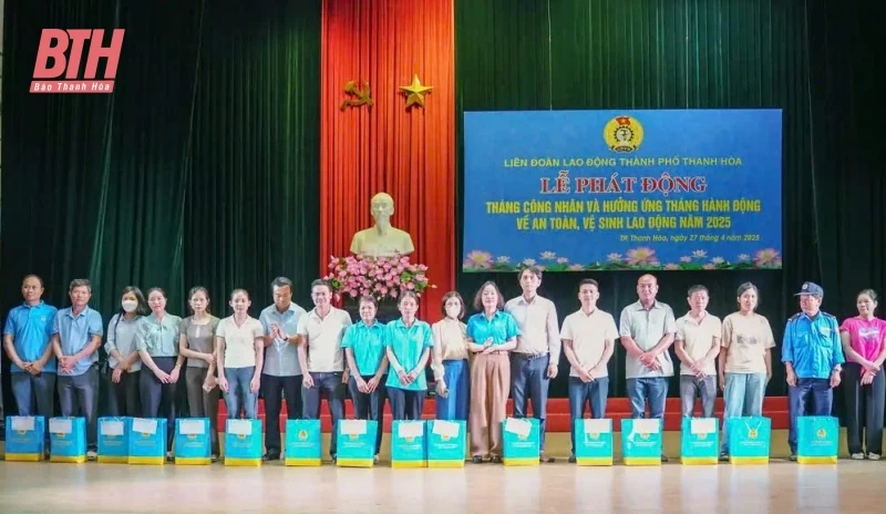 LĐLĐ TP Thanh Hoá phát động “Tháng Công nhân” năm 2025