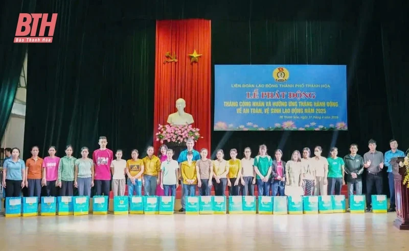 LĐLĐ TP Thanh Hoá phát động “Tháng Công nhân” năm 2025