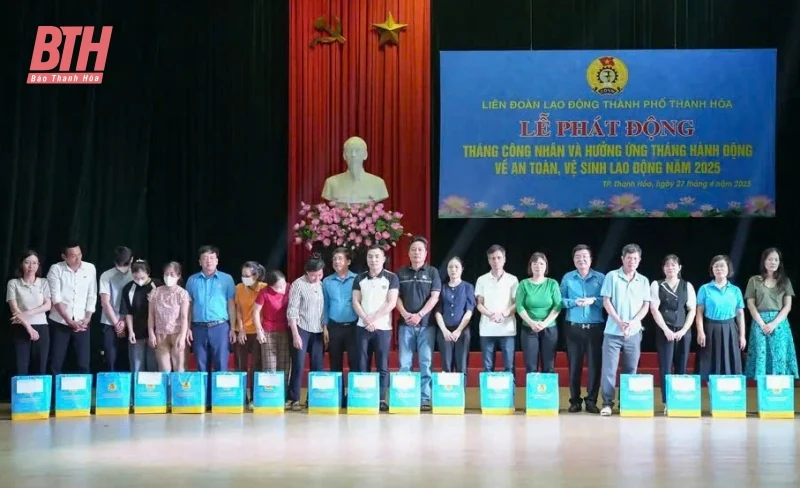 LĐLĐ TP Thanh Hoá phát động “Tháng Công nhân” năm 2025