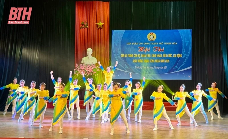 Hội thi dân vũ trong cán bộ, đoàn viên, công nhân, viên chức, lao động TP Thanh Hóa