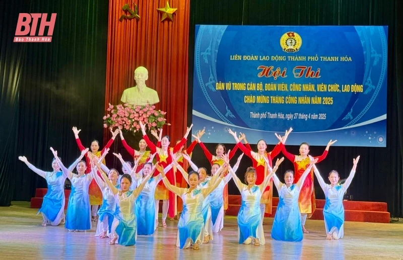 Hội thi dân vũ trong cán bộ, đoàn viên, công nhân, viên chức, lao động TP Thanh Hóa