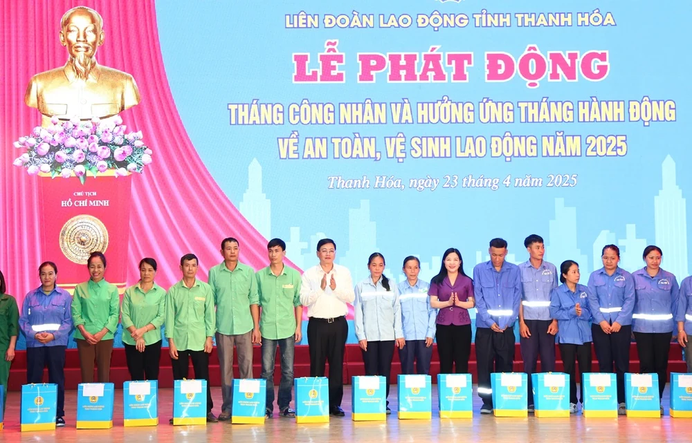 Phát động “Tháng Công nhân” và hưởng ứng “Tháng hành động về an toàn, vệ sinh lao động” năm 2025