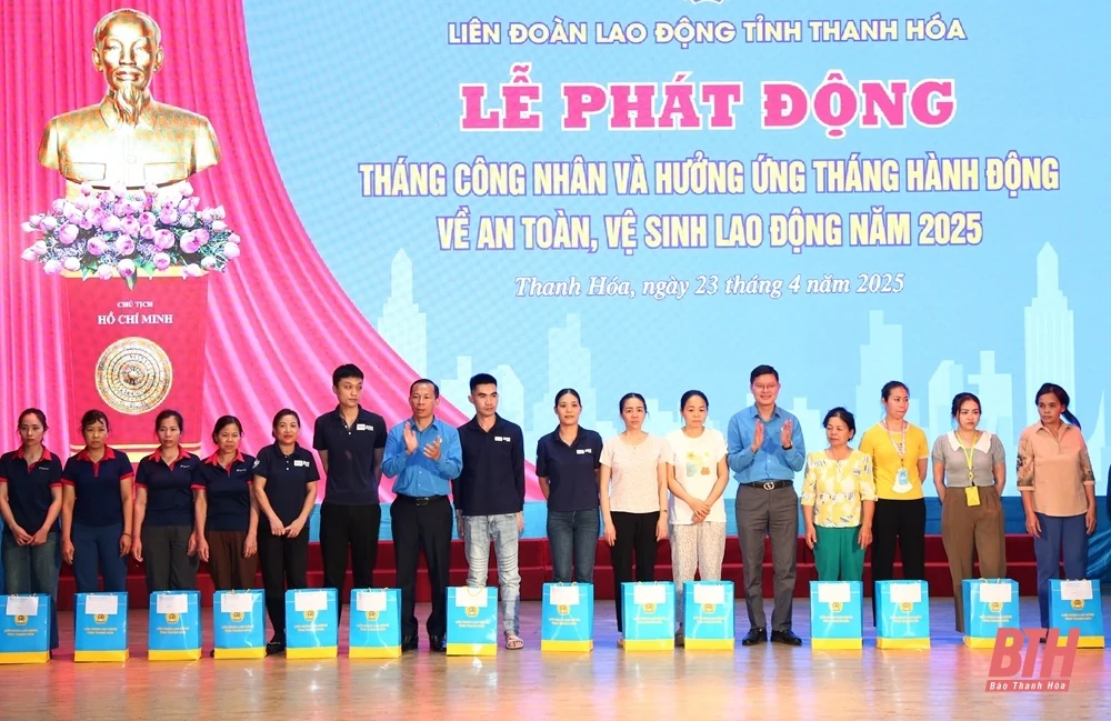 Phát động “Tháng Công nhân” và hưởng ứng “Tháng hành động về an toàn, vệ sinh lao động” năm 2025