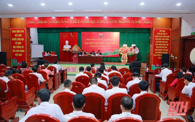Đại hội đại biểu Đảng bộ Công ty TNHH MTV Cao su Thanh Hóa lần thứ V
