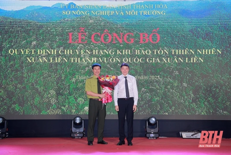 Công bố Quyết định chuyển hạng Khu bảo tồn thiên nhiên Xuân Liên thành Vườn quốc gia Xuân Liên