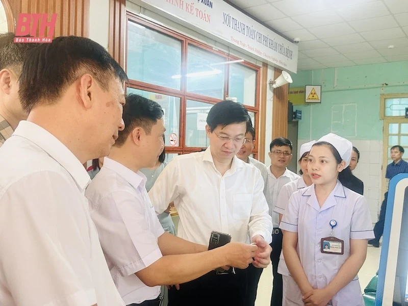 Thẩm định điều kiện triển khai hồ sơ bệnh án điện tử tại Bệnh viện tuyến huyện đầu tiên trong tỉnh