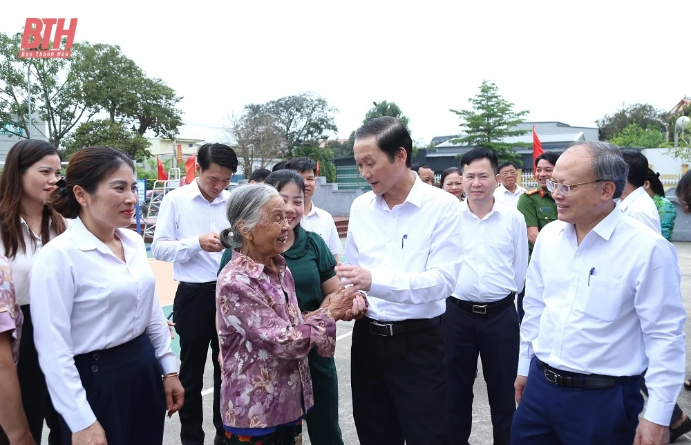 Chủ tịch UBND tỉnh Đỗ Minh Tuấn dự hội nghị lấy ý kiến Nhân dân về việc sắp xếp đơn vị hành chính cấp xã trên địa bàn thành phố Thanh Hóa