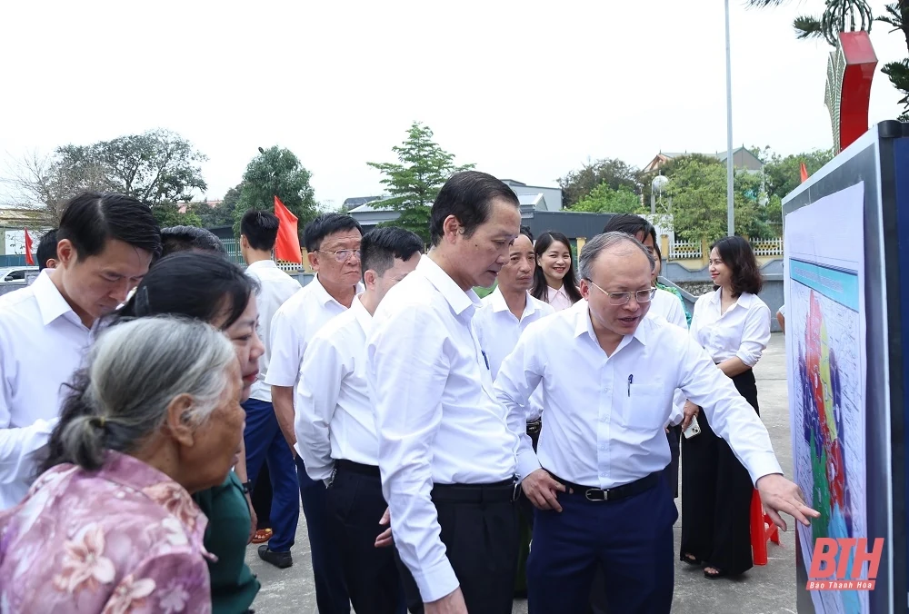 Chủ tịch UBND tỉnh Đỗ Minh Tuấn dự hội nghị lấy ý kiến Nhân dân về việc sắp xếp đơn vị hành chính cấp xã trên địa bàn thành phố Thanh Hóa