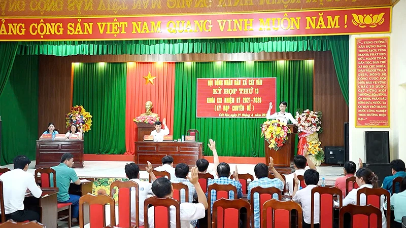 Như Xuân: HĐND 16 xã, thị trấn đồng loạt tổ chức Kỳ họp chuyên đề để thảo luận, biểu quyết thông qua chủ trương sắp xếp đơn vị hành chính cấp xã