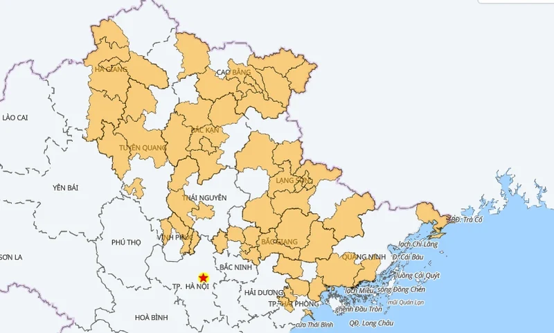 35 khu vực cảnh báo nguy cơ cháy rừng cấp cực kỳ nguy hiểm