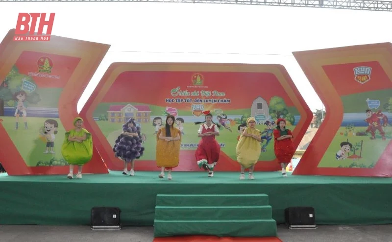 Sôi nổi ngày hội “Thiếu nhi Việt Nam - Học tập tốt, rèn luyện chăm”