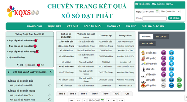 Cập nhật kết quả xổ số nhanh và chính xác tại Xổ Số Đạt Phát