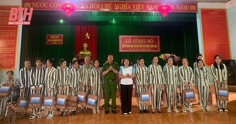 25 nữ phạm nhân được đặc xá nhân dịp 30/4