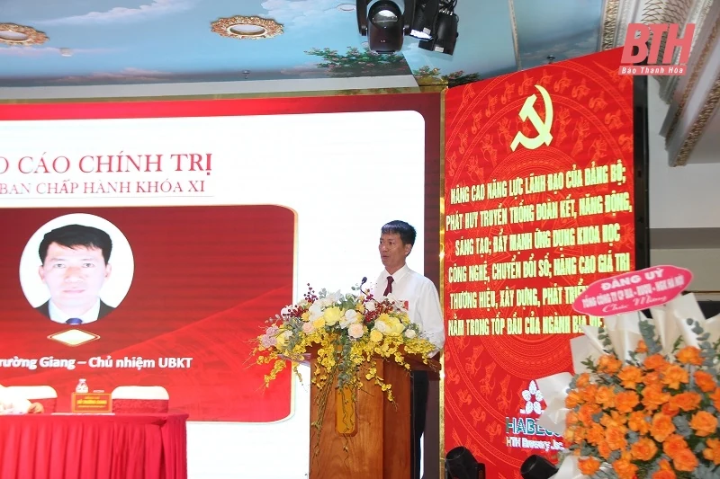 Đại hội Đảng bộ Công ty CP Bia Hà Nội – Thanh Hóa lần thứ XII, nhiệm kỳ 2025-2030