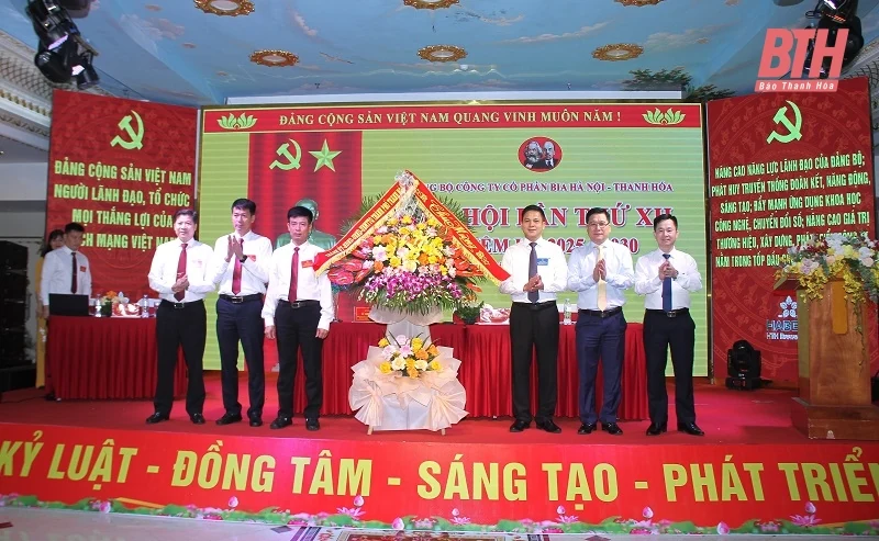 Đại hội Đảng bộ Công ty CP Bia Hà Nội – Thanh Hóa lần thứ XII, nhiệm kỳ 2025-2030
