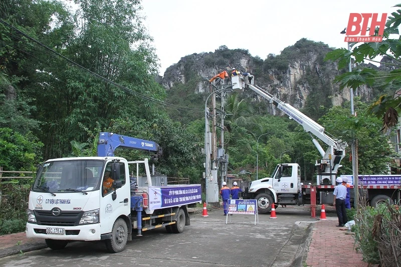 Công ty Điện lực Thanh Hóa nâng cao chất lượng chương trình diễn tập, sẵn sàng ứng phó thiên tai 