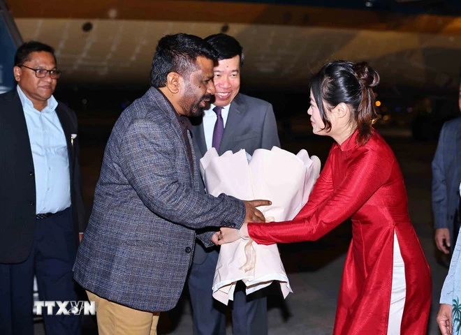 Tổng thống Sri Lanka Kumara Dissanayaka bắt đầu thăm cấp Nhà nước đến Việt Nam