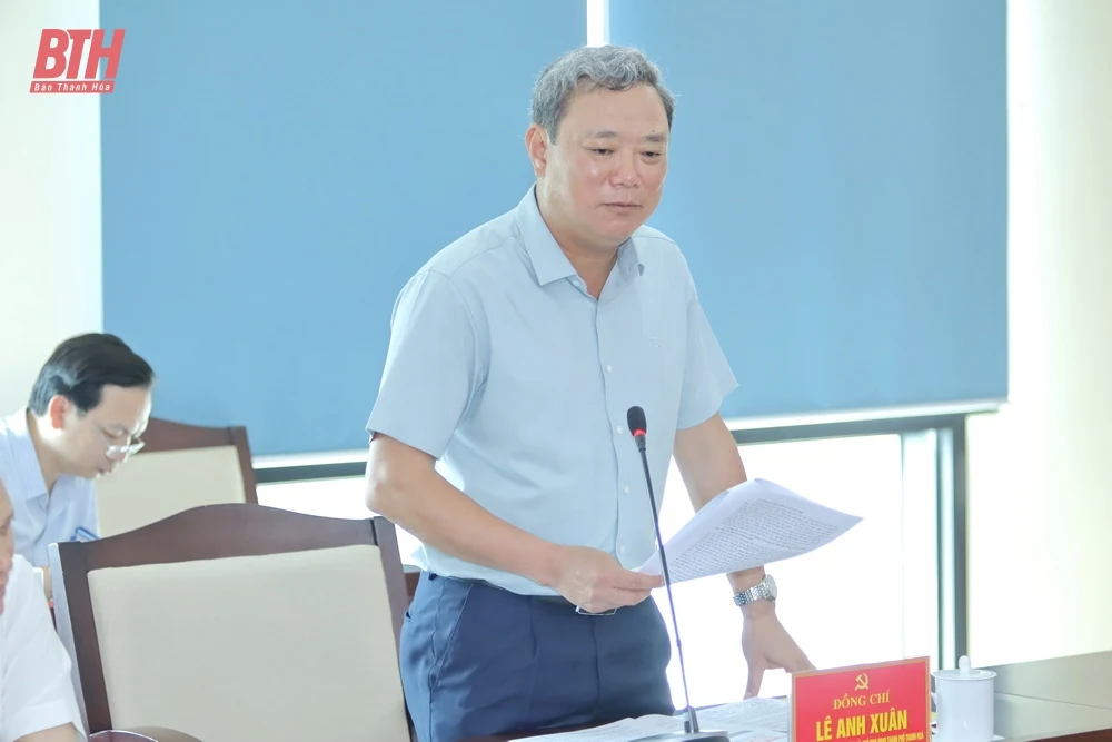 Bí thư Tỉnh ủy Nguyễn Doãn Anh làm việc với TP Thanh Hóa về chuẩn bị kết thúc đơn vị hành chính cấp huyện