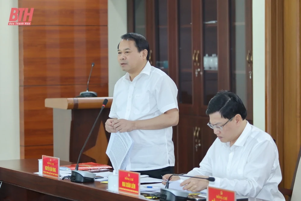 Bí thư Tỉnh ủy Nguyễn Doãn Anh làm việc với TP Thanh Hóa về chuẩn bị kết thúc đơn vị hành chính cấp huyện