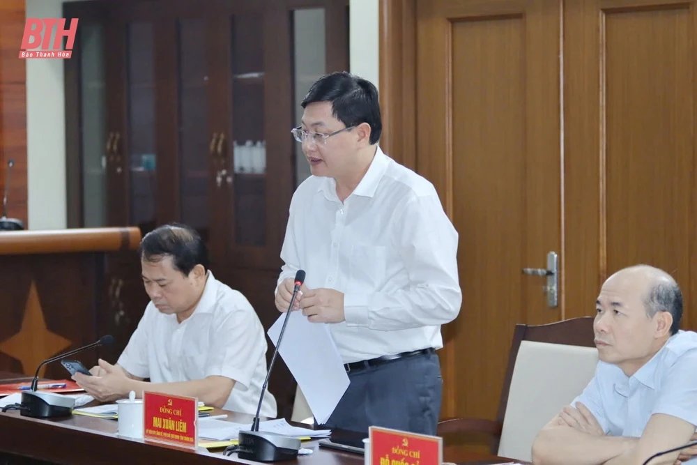 Bí thư Tỉnh ủy Nguyễn Doãn Anh làm việc với TP Thanh Hóa về chuẩn bị kết thúc đơn vị hành chính cấp huyện