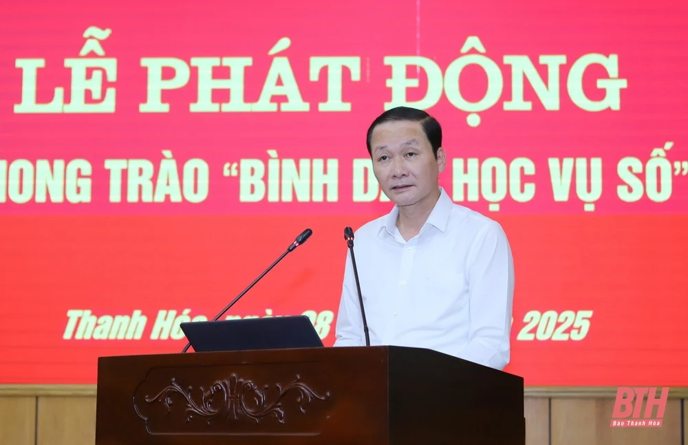 Thanh Hóa phát động phong trào “Bình dân học vụ số”
