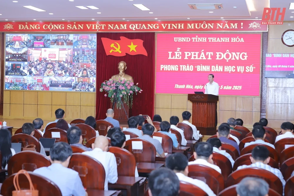 Thanh Hóa phát động phong trào “Bình dân học vụ số”