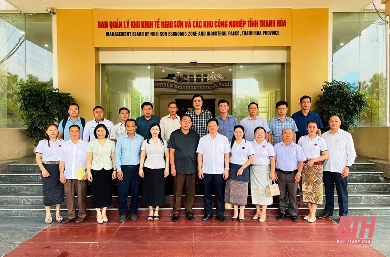 Đoàn đại biểu Ủy ban Mặt trận Lào xây dựng đất nước tỉnh Hủa Phăn tham quan, tìm hiểu tại tỉnh Thanh Hóa