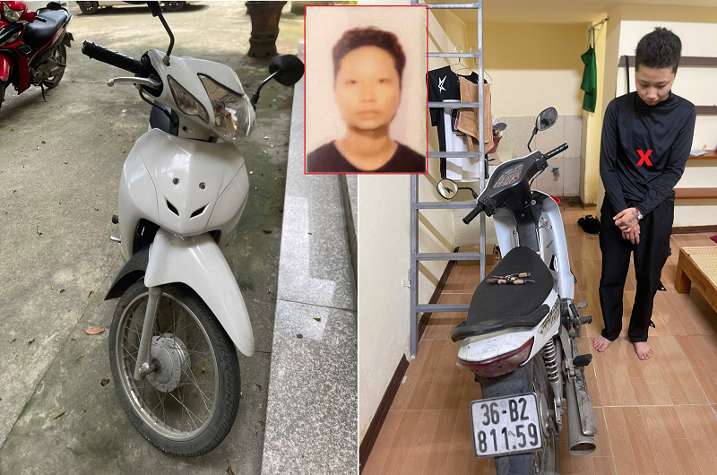  Bắt giữ đối tượng trộm cắp xe máy