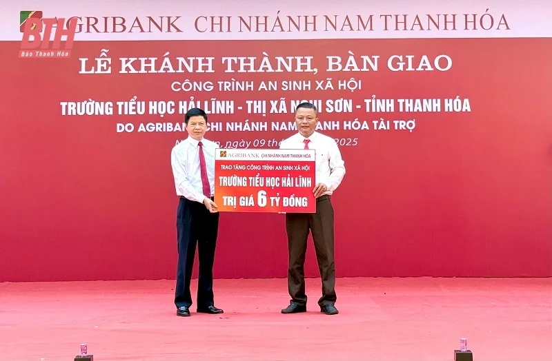 Khánh thành công trình trường tiểu học tại thị xã Nghi Sơn