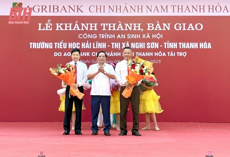 Khánh thành công trình trường tiểu học tại thị xã Nghi Sơn