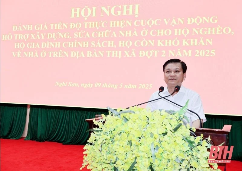 Thị xã Nghi Sơn phấn đấu hoàn thành xây dựng mới và sửa chữa nhà theo Chỉ thị số 22-CT/TU trước ngày 30/6