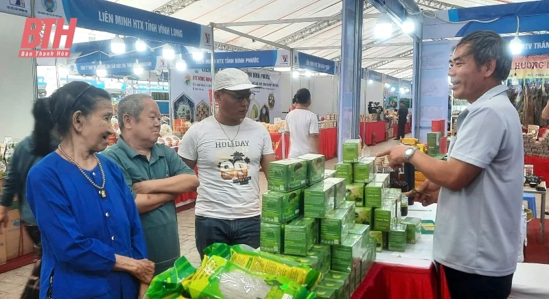 Thanh Hoá tham gia 3 gian hàng tại Hội chợ xúc tiến thương mại cho các HTX khu vực miền Bắc 2025