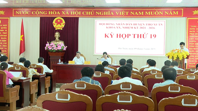 HĐND huyện Thọ Xuân: Kỳ họp thứ 19 - kỳ họp chuyên đề quyết định một số nội dung quan trọng