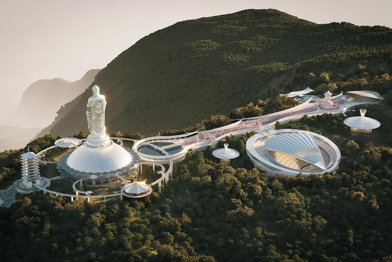 Huyền tích Am Tiên - Bản sử thi về Bà Triệu được kể bằng ngôn ngữ kiến trúc đầy tâm huyết