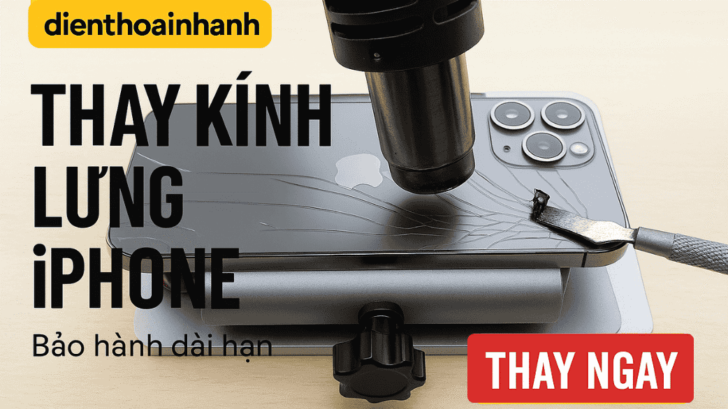 Thay kính lưng iPhone có ảnh hưởng gì không?