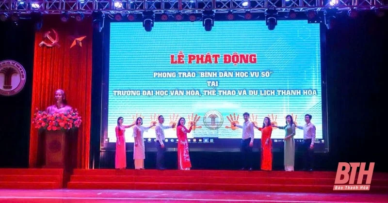 Trường Đại học Văn hóa, Thể thao và Du lịch Thanh Hóa phát động phong trào “Bình dân học vụ số”
