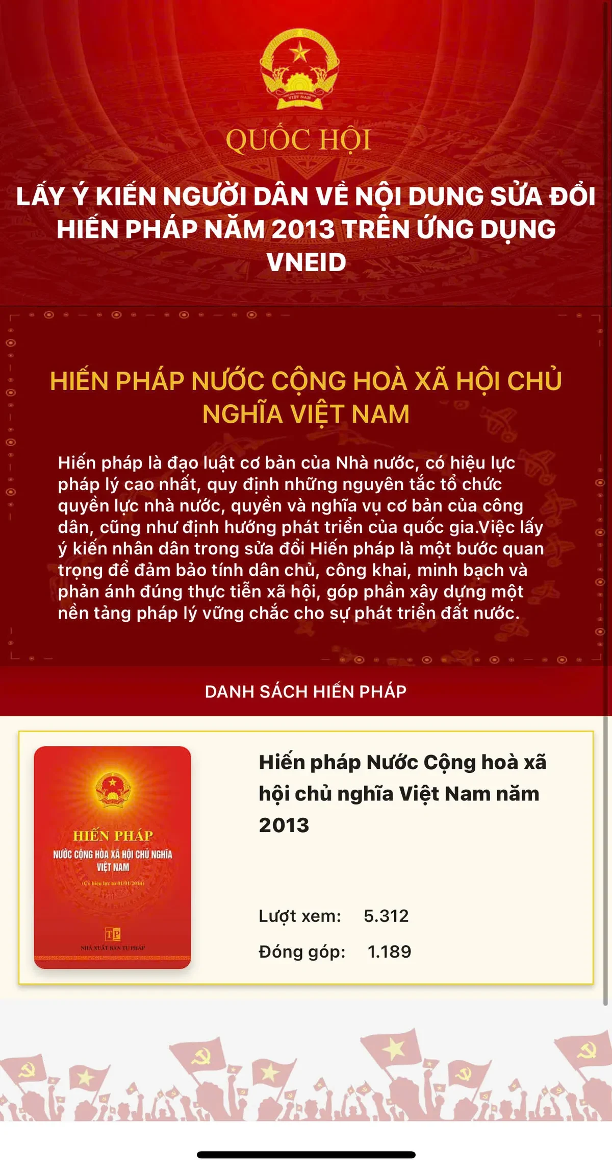 Người dân có thể tham gia ý kiến về dự thảo sửa đổi Hiến pháp như thế nào?