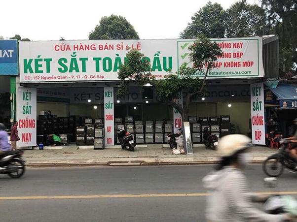 Mua két sắt mini giá rẻ chính hãng tại Két Sắt Toàn Cầu