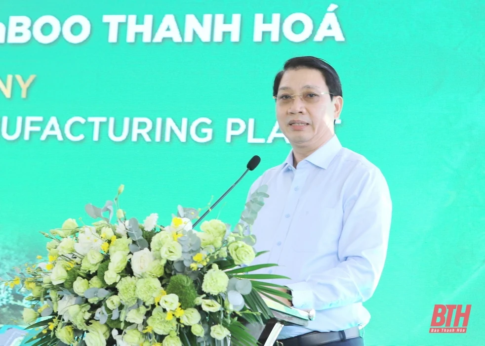 Khởi công xây dựng nhà máy sản xuất ván tre ép gần 3.200 tỷ đồng