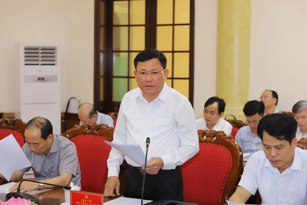 Ban Thường vụ Tỉnh ủy làm việc với Đoàn công tác Bộ Công an về chuyển đổi số