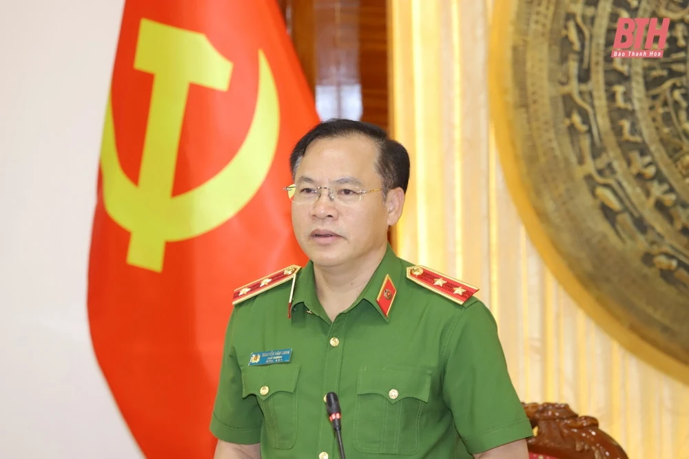 Ban Thường vụ Tỉnh ủy làm việc với Đoàn công tác Bộ Công an về chuyển đổi số