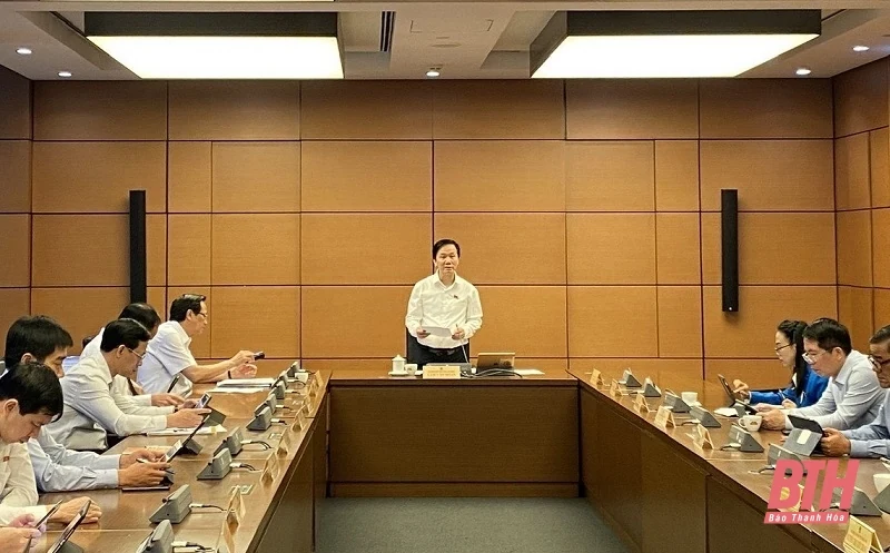 Đoàn ĐBQH Thanh Hoá tham gia góp ý vào các dự án luật