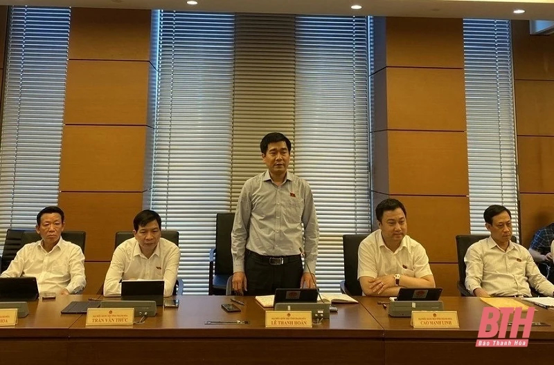 Đoàn ĐBQH Thanh Hoá tham gia góp ý vào các dự án luật