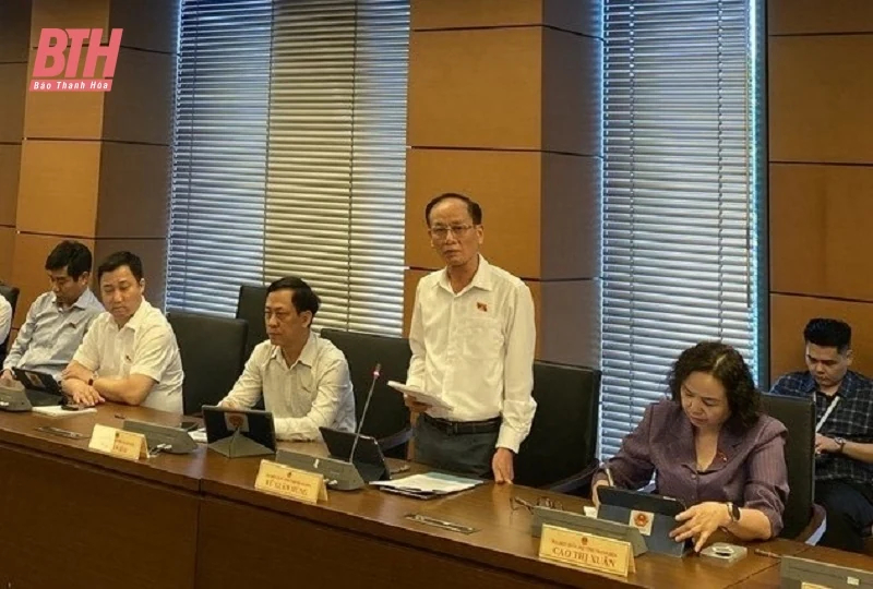 Đoàn ĐBQH Thanh Hoá tham gia góp ý vào các dự án luật