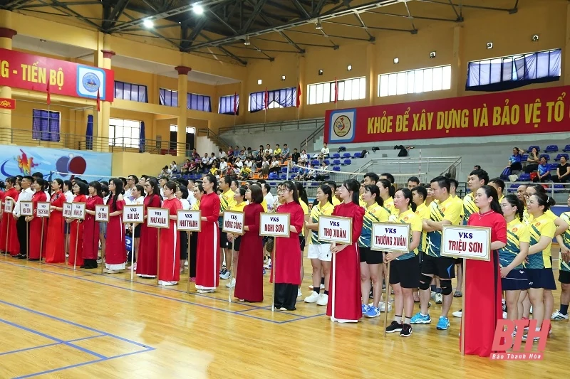 Khai mạc Hội thao Viện Kiểm sát Nhân dân hai cấp tỉnh Thanh Hóa năm 2025