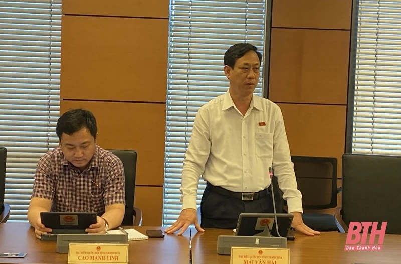 Đoàn ĐBQH Thanh Hóa tham gia góp ý vào các dự án luật 